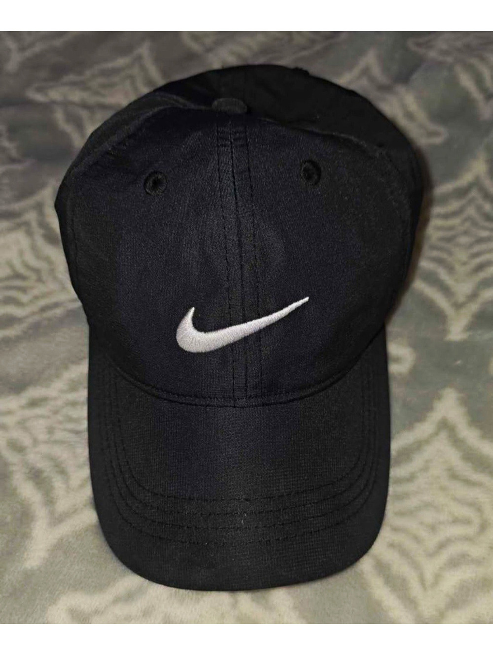 Nike Dri-FIT Boys Black Adjustable Baseball Cap Embroidered Logo Just Do It